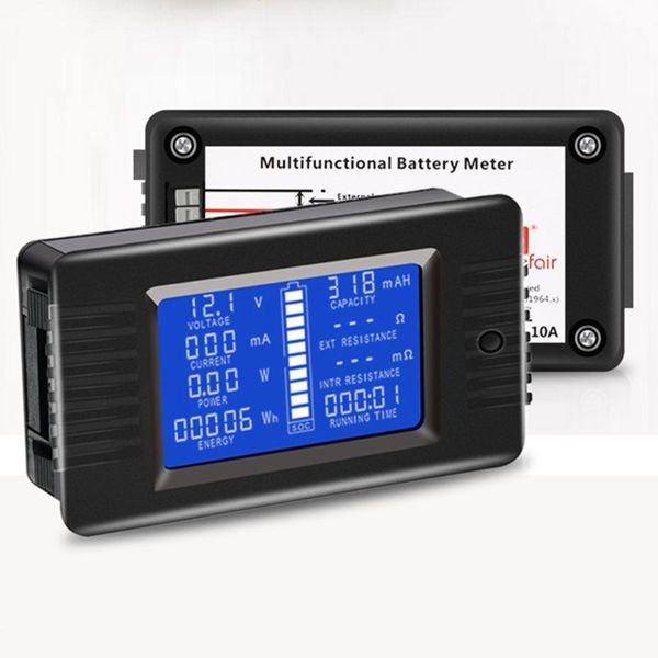 0-200V 50A / 100A / 200A / 300A CAPACITION DE BATTERIE TESTER MONITEUR TENSION COMPOSITION DE RÉSISTANCE DE COURANT