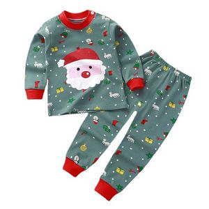 0-2year Old Baby Girls Boys Clothing Sets Winter Autumn Cotton Newborn Kids Sleepwear Pajamas Home Clothes Sets G1023