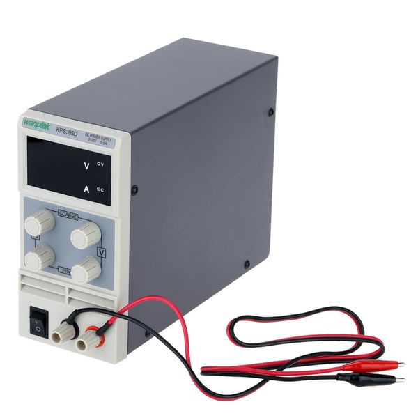 Livraison gratuite 0-30V 5A Mini alimentation DC Alimentation à découpage pratique LED Affichage Chiffres Variable Réglable AC 110V / 220V 50 / 60Hz