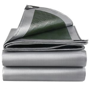 0.32mm PE bâche imperméable tissu extérieur jardin plante hangar bateau voiture camion auvents imperméable ombrage voile animal de compagnie chien maison couverture 240108