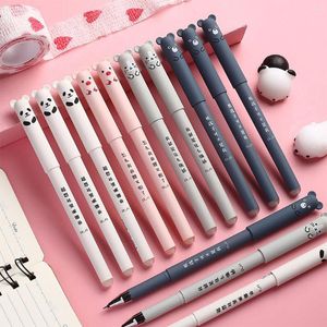 0.35mm Kawaii Erasable Pens For Writing Notebooks Girls Cute Ballpoint Gel Office Accessories School Supplies Stationery