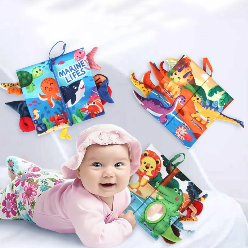 0-36m bébé apprentissage précoce jouet taillon de queue puzzle Parent-enfant-enfant interactif paper papier nourrisson Activité Toys for Babies
