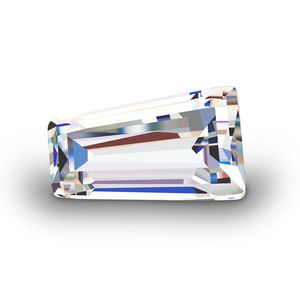 0 3Ct-0 6Ct2 3 5MM-3 5 6MM coupe trapèze D F couleur VVS clarté parfaite 3EX coupe pierre Moissanite synthétique diamant en vrac Stone222s