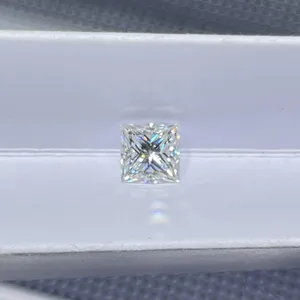 Lotusmaple 0.08ct - 6ct prinses Cut vierkante vorm reële d kleur fl hoge kwaliteit losse moissaniet diamant test positieve steen elk ≥ 0,5ct inclusief een GRA -certificaat
