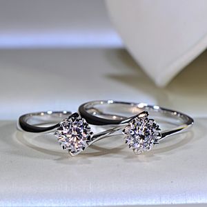 0.3ct Solid 925 Sterling Zilveren Wedding Anniversary Moissanite Sona Diamond Ring Engagement Band Sieraden Mannen Dames 2019 Drop Shipping