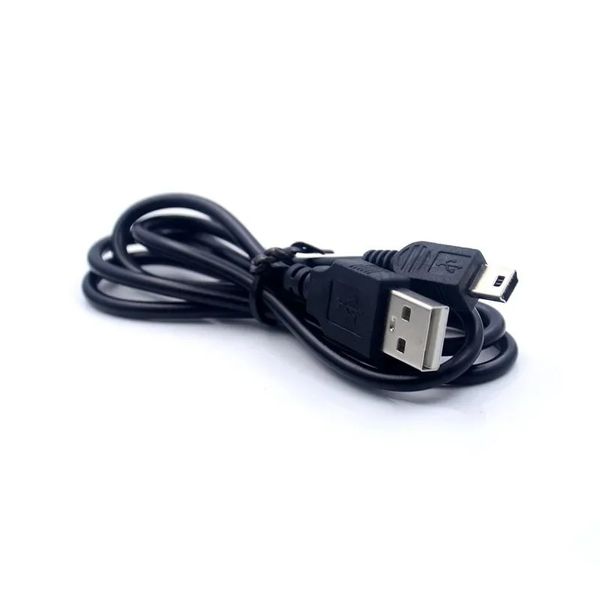 0.3m 0.8m USB Tipo A a Mini Cable de sincronización de datos USB 5 Pin B Línea de cable de carga de carga masculina a masculina para la cámara MP3 MP4 Nuevo