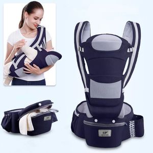 0-48M Portabebés ergonómico 15 Uso de manera Infant Baby Hipseat Carrier Front frente al frente Ergonómico Canguro Baby Wrap Sling Travel LJ200914