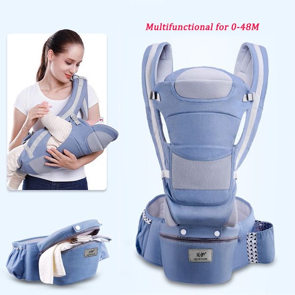 0-48M Sacs à dos ergonomiques Carriers Infant Hipseat Carrier Front Face Kangaroo Wrap Sling Baby Travel nouveau-né LJ200915