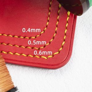 0,4 mm ronde gewaxt draad sterke polyester snoer wassen gecoate snaren voor lederen ambacht naaien gevlochten armbanden diy accessoires