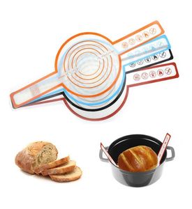 Mostín de horno antiadherente de 0,4 mm para horno para horno holandés con manejo largo para hornear silicona para hornear almohadilla para hornear resistente al calor para masa