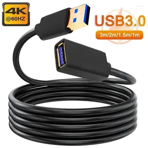 0.5/1/1.5/2/3m USB 3.0 2.0 Verlengkabel Voor Smart TV PS4 Xbox Extender Cord Wire Data Sync Snelle Overdracht Kabels