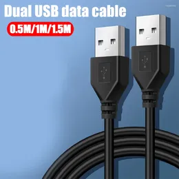 Cable de extensión extensor USB A tipo A macho de 0,5/1/1, 5M para radiador, disco duro, cámara Webcom, Cable de transferencia de datos