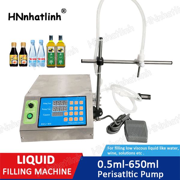 0.5-650ml Liquide Automatique Machine De Remplissage Pompe Péristaltique Bouteille Remplisseur D'eau Flacon Boisson Boisson Huile Parfum Petite Production