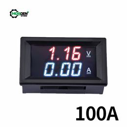 0,56 '' 0-100V 10A 50A 100A LED Digital Voltmeter Ammeter Tension Mettage Volt Detector Tester Monitor Panneau