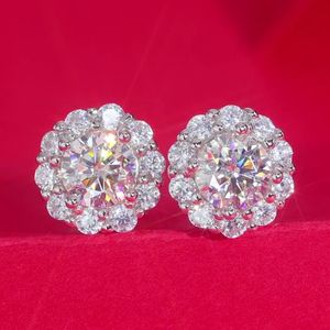Boucles d'oreilles de mossanite 0,5 cmt bijoux de luxe 925 Vvs Sterling VVS Moisanite Diamond Ear Stad pour hommes femmes