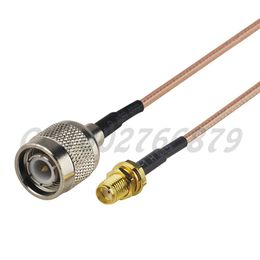0,5ft 15 cm RF SMA Jack Bulkhead naar TNC Plug Straight RG316 Pigtail Kabel Antenne Feeder Assembly Draadloze Infrastructuur