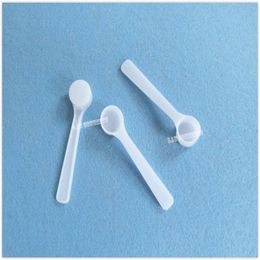 0 5g gramme 1ML cuillère en plastique PP cuillère outil de mesure pour lait médical liquide en poudre - 200pcs / lot OP10023522