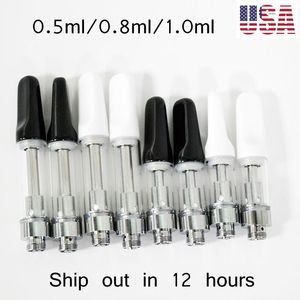 0,5 ml 0,8 ml 1,0 ml Cartucho de cerámica 510 Hilo Atomizador Bandeja de espuma Embalaje Vaporizador vacío Pluma 2,0 mm Agujeros de aceite grueso Carros Personalizar Disponible