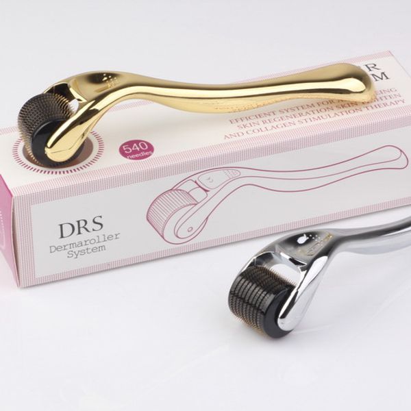 0,5 mm 1,0 mm 1,5 mm 2,0 mm 540 pines Titanio Derma Roller Dermaroller Sistema de terapia dermatológica Meso Roller Skin