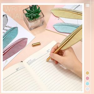 Stylos Gel plume 0.5mm pour l'écriture de luxe stylo à bille fournitures scolaires de bureau Kawaii mignon stylo papeterie