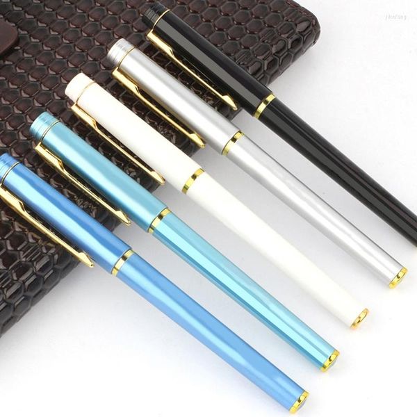 Stylo à bille de luxe avec garniture dorée, 0.5mm, cadeau de Signature élégant pour collègue, étudiant, bureau, hommes d'affaires, dame