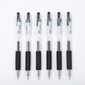 0.5mm Retractable Gel Pens Set Black/red/blue Ink Ballpoint For Writing Refills Office Accessories School Supplies Stationery Pe