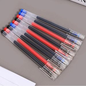 0.5mm Eenvoudige sneldrogende Zwart/Blauw/Rode Inkt Gel Pen Naald Tip Balpen Briefpapier Schrijven tool School Kantoorbenodigdheden