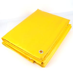 0,5 mm épaissison jaune PVC TARPAULINE FLAME ARRALPAGE ARAPER LA TARP JARDIN BALCON BAVE