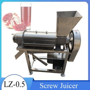 Machine à pulper les fruits et légumes, 0.5 T/H, extracteur de jus de pomme, extracteur de jus de gingembre, presse-agrumes à vis
