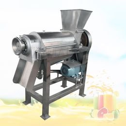 500KG/U Fruit Groente Verpulverende Machine Fruit Groente Pulper Appelsap Machine Gember Sapcentrifuge Gember Schroef Juicer