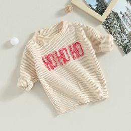 0-6y enfants bébé filles garçons tricot pull d'automne vêtements d'hiver à manches longues