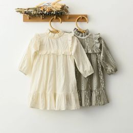 0-6Y Prinses Meisje Jurk Verjaardagsfeestje Kanten Kinderjurk Babykleding Kinderkleding 240402