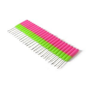 0.75 mm lijkt bamboe voor dreadlock haak haak dreadlocks haak naald soft touch stalen dubbele haak haak voor dreads tool