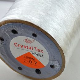 0,7 mm - 3200 voet 1000 meter - Korea kristal elastisch koord voor doe-het-zelf armband ketting elastisch koord draad kristal stretch koord310h