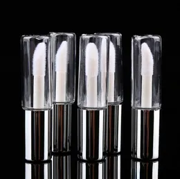 Mini tubo de brillo de labios transparente vacío de 0,8 ml, botella de bálsamo labial de plástico para viaje, contenedor de muestra de lápiz labial recargable, venta al por mayor