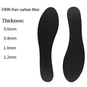 0,8 mm1,0 mm1,2 mm dikte koolstofvezel binnenzool sport binnenzool mannelijke schoen-pad vrouwelijke ortische schoen sneaker insols 240506