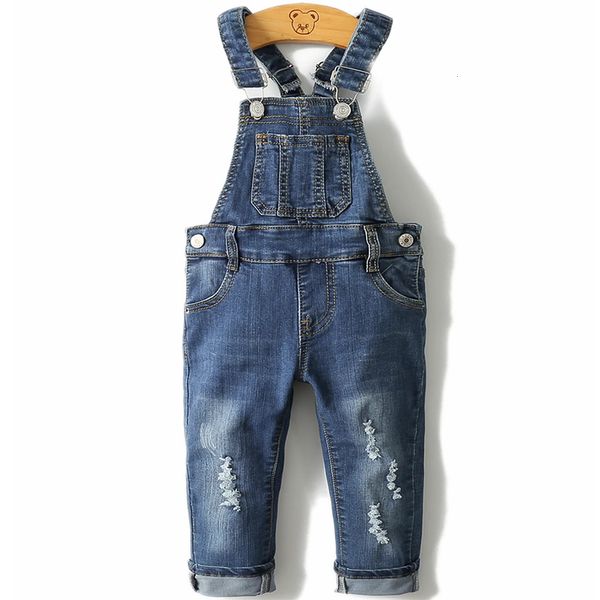 0-8T Printemps Enfants Salopette Slim Pantalon Garçons Filles Jarretelles Bib Denim Pantalon Enfants Jeans Combinaison Vêtements Enfants Vêtements 2051 240115