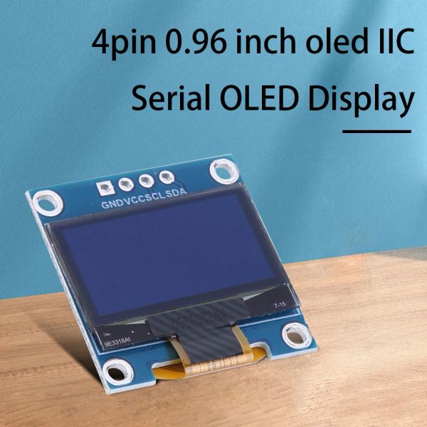Module OLED de 0,96 pouce 128x64 SSD1315 Module d'écran du port de série de lecteur Blanc / bleu / jaune Blue Affichage pour Arduino / Raspberry PI / BBC