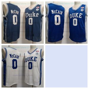 0 Jared McCain NCAA Duke Blue Devils College Basketball Jerseys Size S-XXL