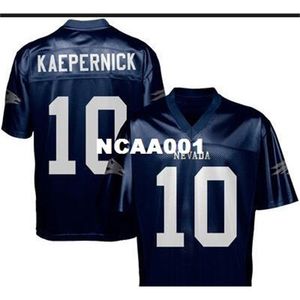 001 # 10 Colin Kaepernick Nevada Wolf Pack Alumni College Jersey ou maillot personnalisé avec n'importe quel nom ou numéro