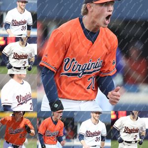 Maillot de baseball UVA de Virginie Ryan Zimmerman Harrison Didawick Griff O'Ferrall Henry Ford Ethan Anderson Anthony Stephan Casey Saucke Henry Godbout Bryson Moore