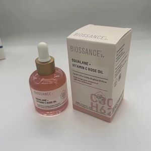 Suero de aceite facial para el cuidado de la piel de marca Biossance ACEITE DE ROSA DE VITAMINA C DE ESCUALANO 30 ml y SUERO DE RELLENAMIENTO RÁPIDO DE PÉPTIDO DE COBRE DE ESCUALANO 50 ml