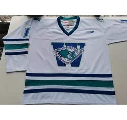 001 Rare Hockey Jersey Hombres Jóvenes Mujeres Vintage Worcester IceCats Tamaño S5XL Personalizado Cualquier nombre o número8438105