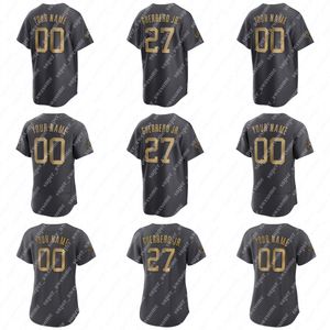 Camiseta de béisbol All-Star Game 2022 Alejandro Kirk Vladimir Guerrero Jr. José Altuve Rafael Devers Tim Anderson Aaron Juez Mike Trout Giancarlo Stanton Shohei Ohtani