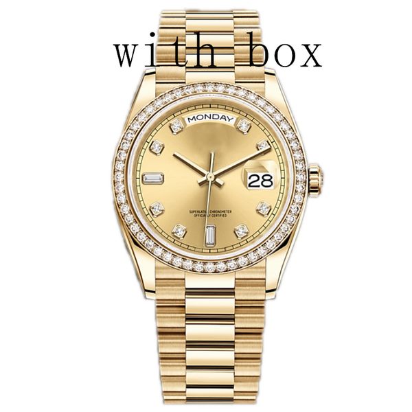 007 Watch LuxuryWatches Fashion Men's Automatic Mechanical Diamond Diamond Man Semblant 904L All en acier inoxydable Watchc 40mm Montre de Luxe Men's Watch Designer U1 Watch Swiss