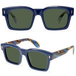 Lunettes de soleil de créateur de mode pour femmes hommes lunettes de soleil polarisées lunettes carrées unisexe protection UV lunettes de vue vintage bleu/vert foncé/marron lunettes de soleil