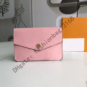 012 2021 designer de luxe femmes portefeuille mode femmes en cuir sac à main plusieurs courts petits portefeuilles pliants avec boîte qwert3083