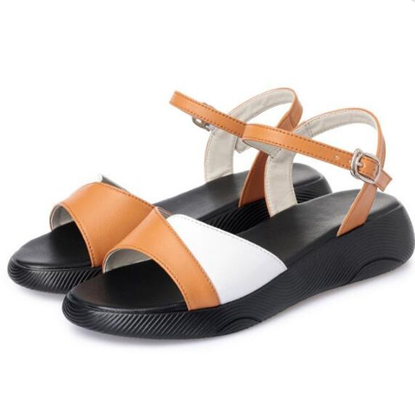 019, los más nuevos colores de hechizo, elegantes zapatos abiertos, sandalias de verano para mujer, cómodas sandalias ligeras de cuero de verano, sandalias informales para mujer