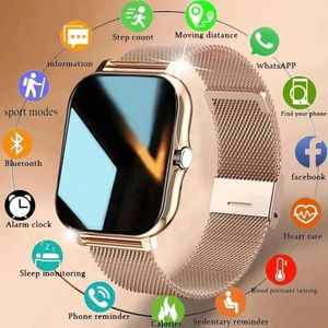 01my montres-bracelets intelligents pour les hommes Femmes Cadeau pour Xiaomi Full Topp Sport Fitness Es BT Call Digital Smart Wrist 2024 Nouveau D240430