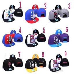 01Whole 10pcslot Mode Hip Hop Chapeau Booger Enfants Kidrobot Coke Garçons Snapback Chapeaux Casquettes Fuckdown Swagg Cap6405839